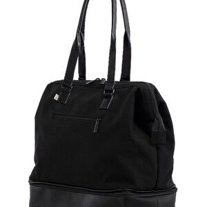 BEIS Mini Convertible Weekender in Black